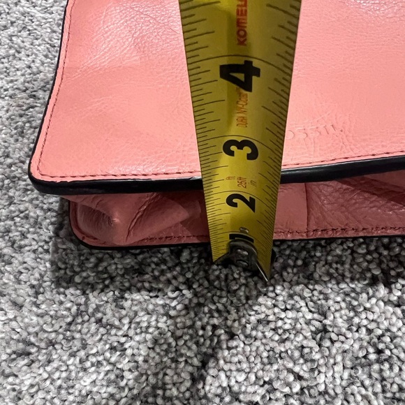 Fossil Wiley Genuine Leather Orange Brown Mini Crossbody Bag Magnetic Closure - Picture 11 of 13